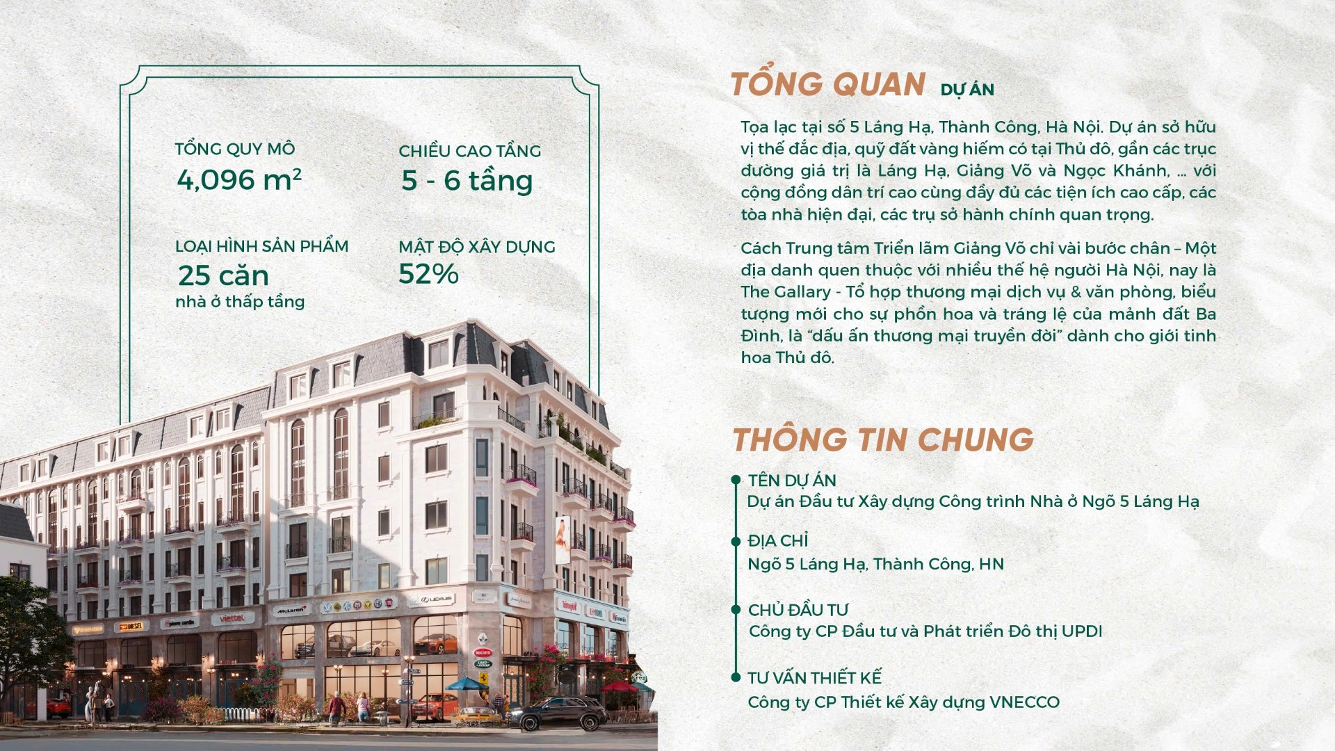 Dự Án The Heritage Láng Hạ 1 The Heritage Láng Hạ