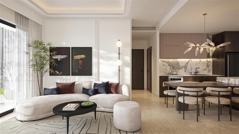 Căn hộ Risa Lapura thiết kế hiện đại, gắn liền với thiên nhiên